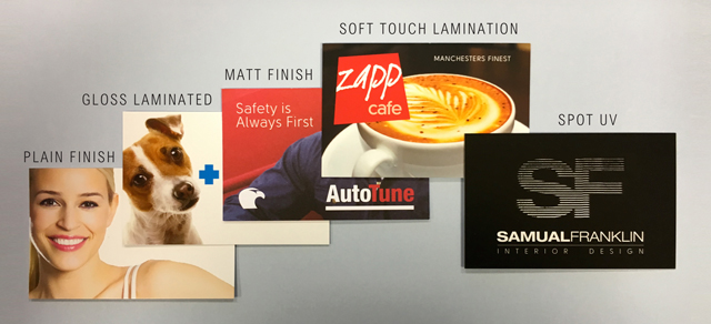 Printed Pollyprint business cards