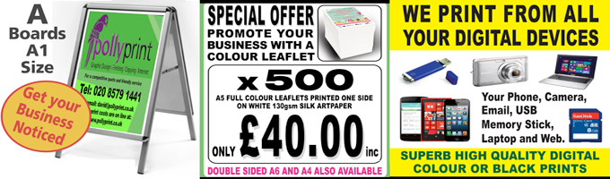 Pollyprint printing examples